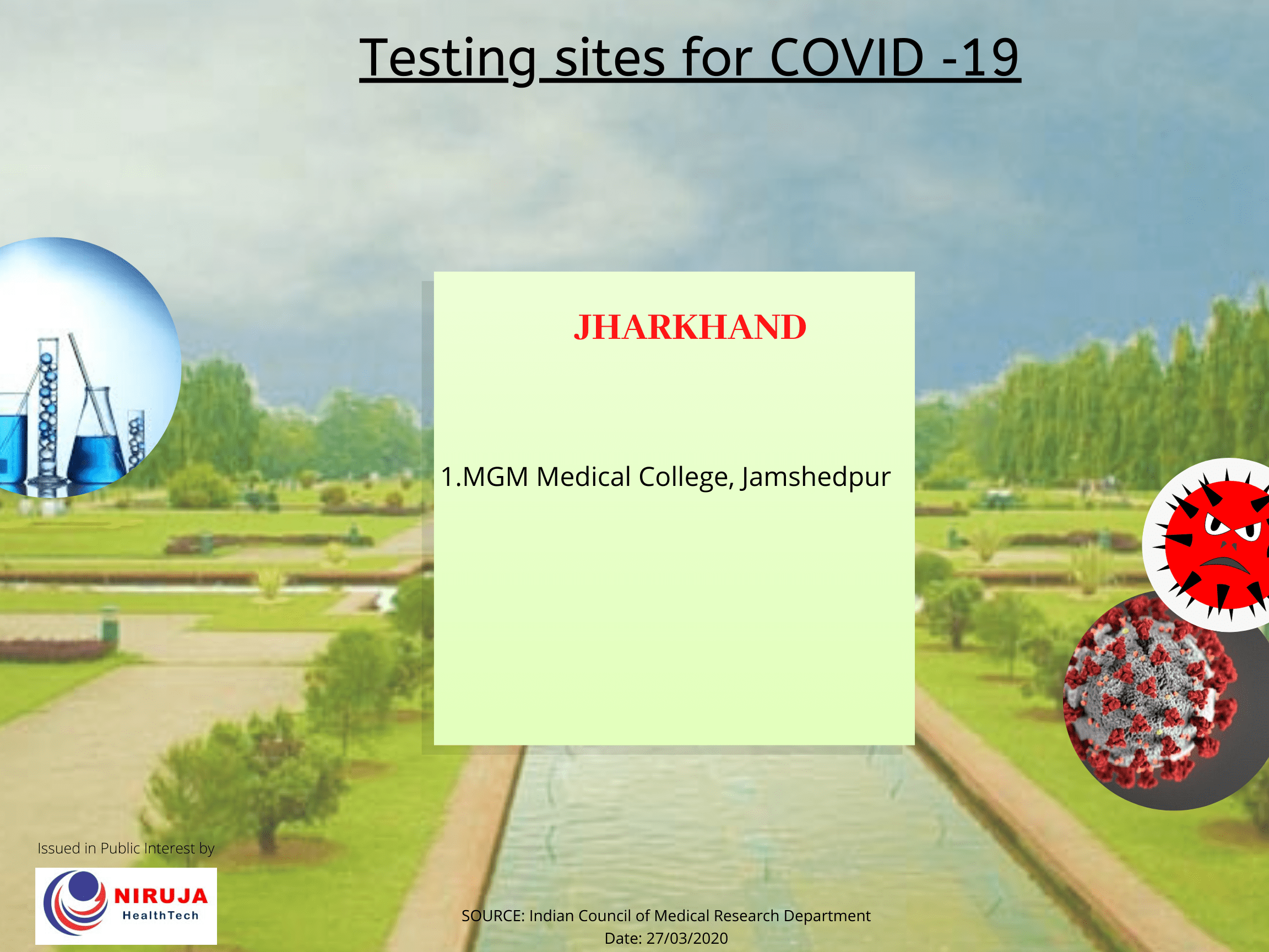 Government Testing centre Jharkhand